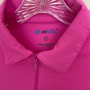 Hot Pink XS Ibkul sun protective golf/tennis top